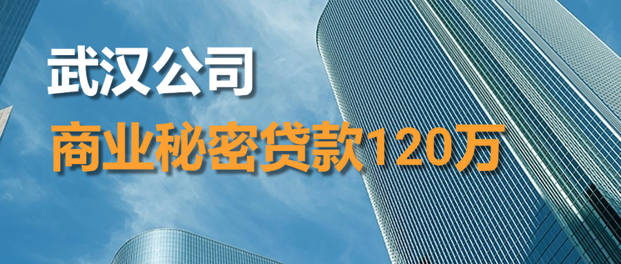 武漢公司商業(yè)秘密貸款120萬！
